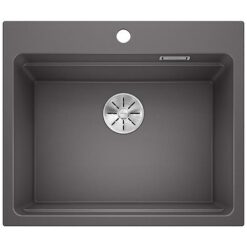 Blanco ETAGON 6 Granit Evye, Kaya Gri, Tezgah üstü, 60x51 cm, Aksesuar hediyeli