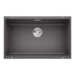 Blanco SUBLINE 700 U Granit Evye, Kaya Gri, Tek hazneli, Tezgah altı, 70x40 cm