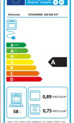 Alternative view of Electrolux EOH2H00BX Ankastre Fırın, Inox, Multi Fonksiyonel