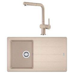 Franke BFG 611 Granit Avena Evye, Active Plus Doccia Avena Spiralli Armatür Seti