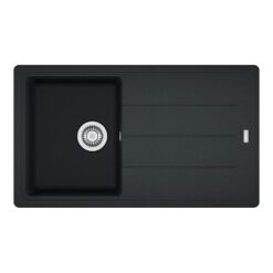 Alternative view of Franke BFG 611 Granit Nero Evye, Active Plus Doccia Nero Spiralli Armatür Seti