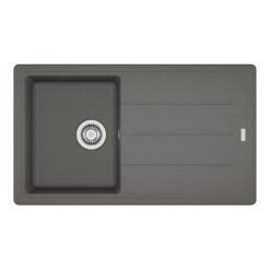 Alternative view of Franke BFG 611 Granit Stone Grey Evye, Active Plus Doccia Stone Grey Spiralli Armatür Seti