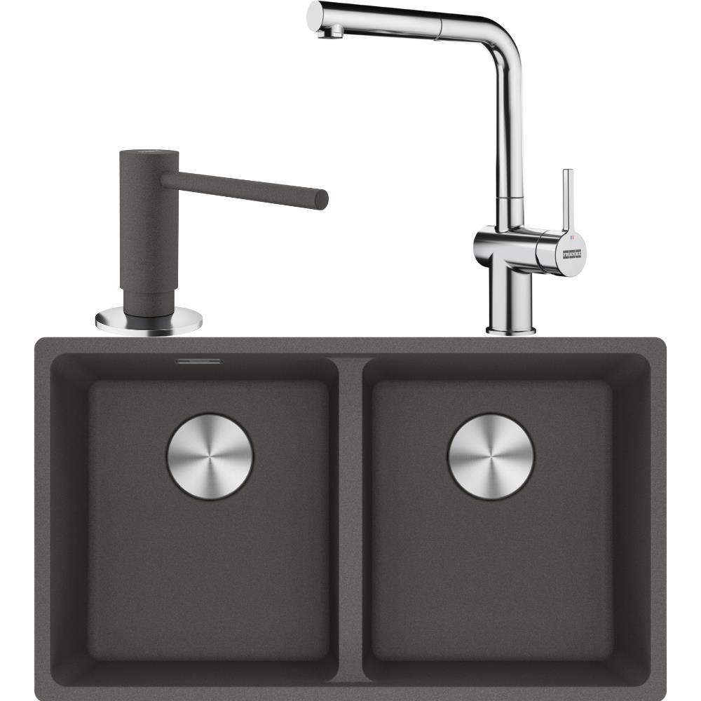 Franke MRG 120-35-35 Granit Slate Grey Renk Evye