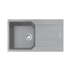 Alternative view of Franke UBG 611-86 Granit Stone Grey Evye, Active Plus Doccia Stone Grey Armatür