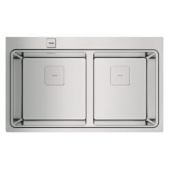 Teka ZENIT RS15 2B Çelik Evye, Tezgah Üstü, 86x52 cm