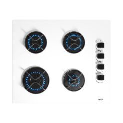 Teka GBE 64002 KBC WH E4, Ankastre Cam Ocak, Beyaz, 60 cm